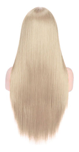 Oncological Lace Front Straight Blonde Wig 76cm 4