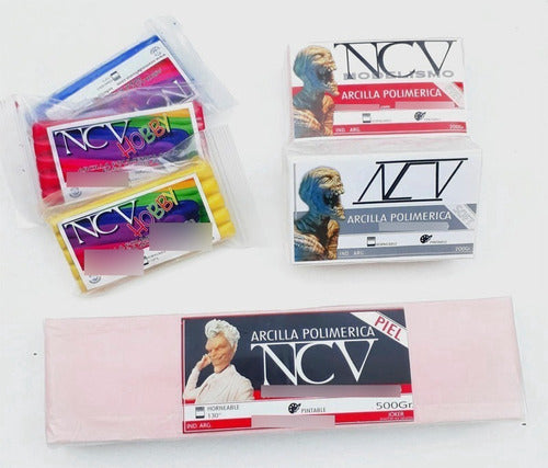 New! NCV Gray 500g Bakeable Polymer Clay 3