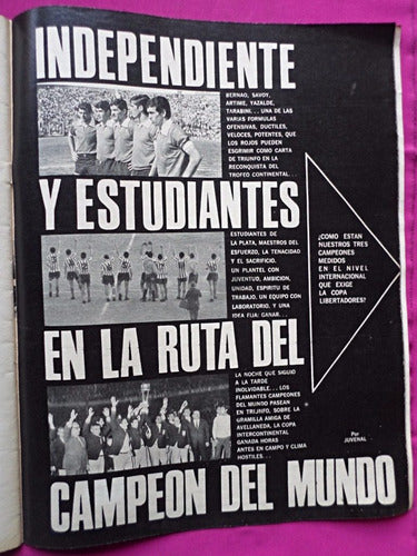 Revista El Grafico Sport N° 42 1968 Fangio Boca Estudiantes 5