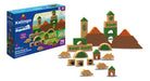 Xalingo Wooden Blocks - 70 Pieces Dinosaur Set in Box 0