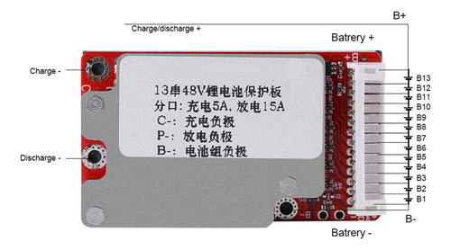 Bateria De Placa Bms Polímero De Lítio Íon De Lítio 1