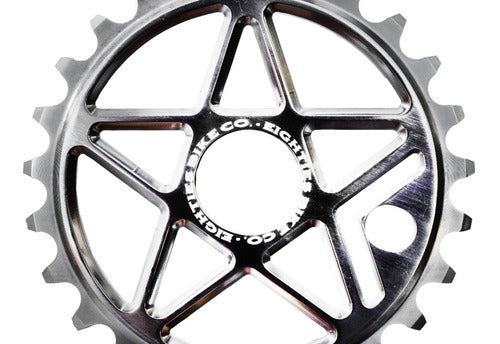 Eighties Pentagram BMX 25T Sprocket! High-End Polished 1