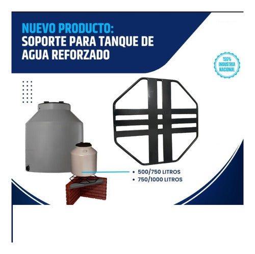 Soporte Base Para Tanque De Agua Reforzado750 A 1000 Litros 1