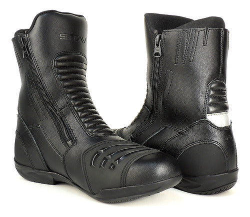 Stav Core Protection High Motorcycle Touring Boots with Closure 4