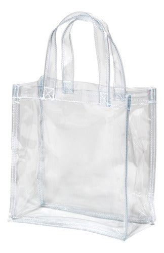 IMPRONTA 20 Mini Tote Bag PVC Thick 20x20x10 Transparent Bag 0