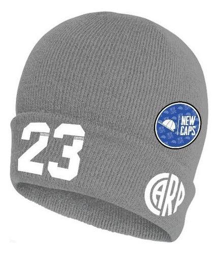 Newcaps Wool Beanie, Custom Number Choice, White, Code #78 4