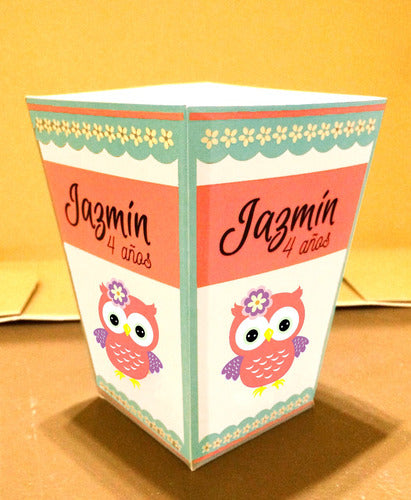 Miticlick 10 Personalized Popcorn Boxes - Animals 1