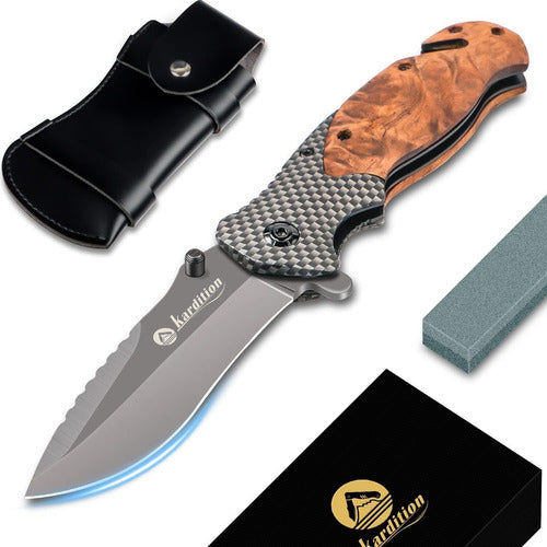 Ivienx Foldable Pocket Knife 3 In 1 EDC 0