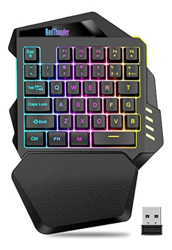 RedThunder Wireless Gaming Keyboard with One Hand 0