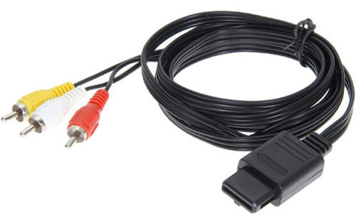 Generic Audio Video RCA Cable for Super NES Nintendo 64 GameCube 0