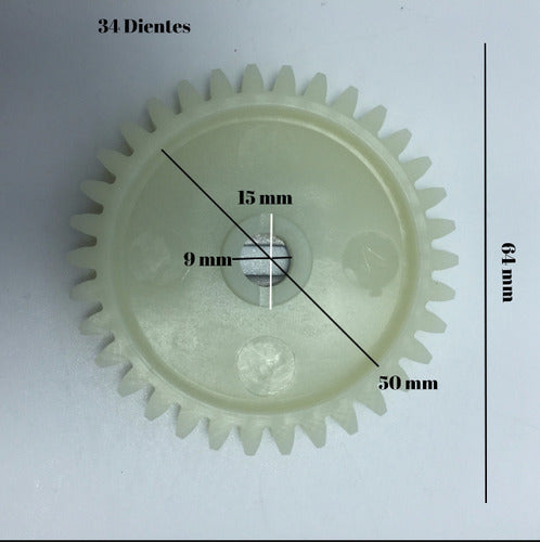 Honda Engranaje Bomba Aceite CG Titan 150 Invicta 34 Dientes 2