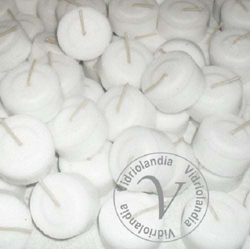 VIDRIOLANDIA 10 Large Candles and Tapers 100% Paraffin for Lanterns Souvenirs Decorations 1