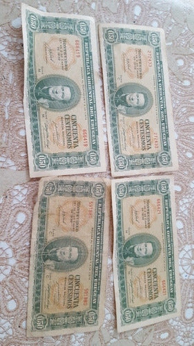 Billetes De 0.50 Del Uruguay De 1939 0