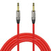 Professional Rubber Coated Guitar Instrument Cable 3m in Various Colors 21