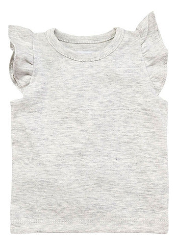 Girls' Reeb T-shirt with Ruffles on the Sleeves 2