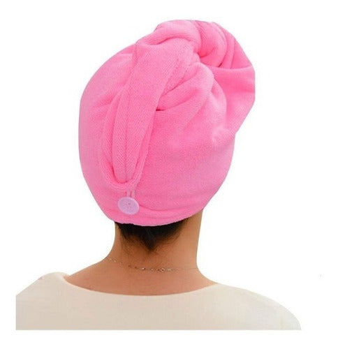 Towel Turban 100% Cotton with Button 3