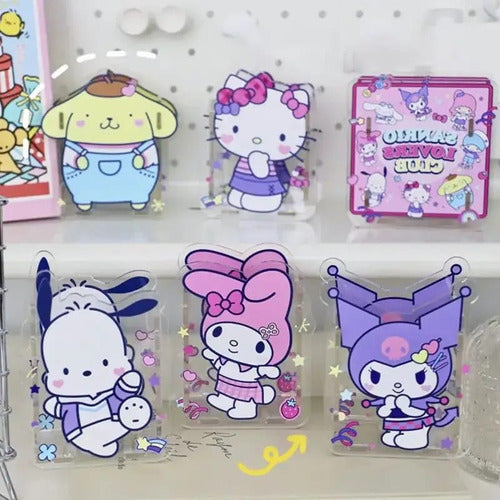 Sanrio Acrylic Interlocking Pencil Holder Kuromi Cinna Mymelody 2