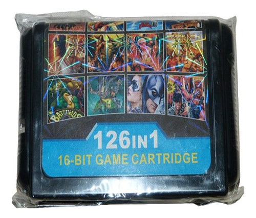 Sega Super 126 En 1 - 16 Bit Cartridge 0