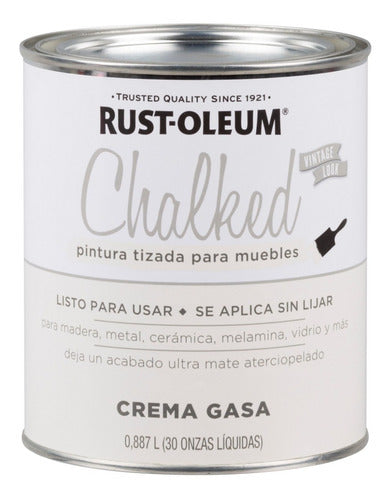 Rust-Oleum Chalked Tizada Paint Cream Gasa 0