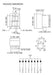 Elumiled 4 Displays 7 Segments .56 Common Cathode Green 19x12.6mm 2