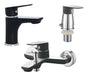 Duo Trend Complete Bathroom Faucet Set for Sink + Bidet + Shower 0