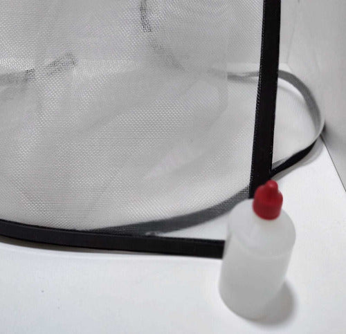 Magnetic Mosquito Net, PVC Fabric 1.2x2m + 20x2mm 5m Magnet Kit 5