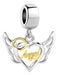 Chili Jewelry Gold Guardian Angel Charm Compatible Con Pando 0