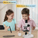 HERMES SHOP Zoom 300x-1200x Kids Science Kit for Exploration 4