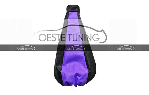 Violet Steering Wheel Cover + Gear Shift Cover + Seat Belt Covers 4