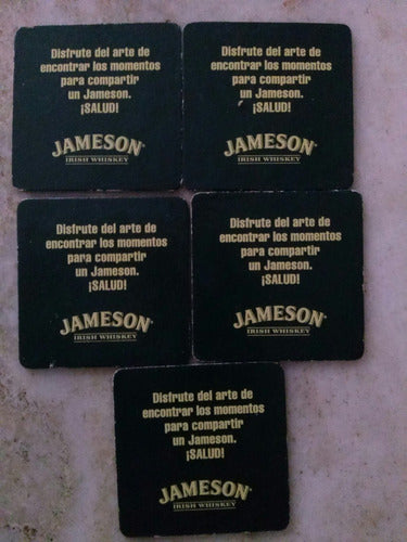 5 Posavasos Whisky Jameson Doble Faz 1