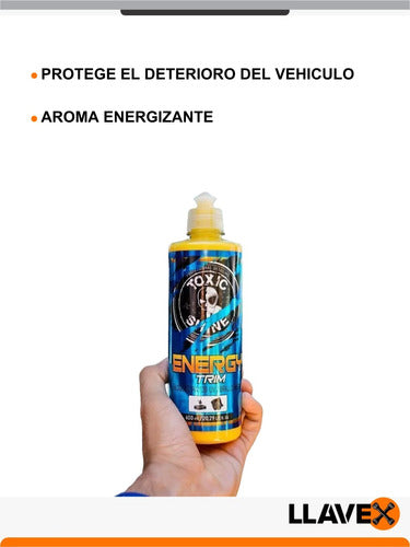 Toxic Shine Energy Trim Acondicionador Plasticos Toxic Shine 600ml 2