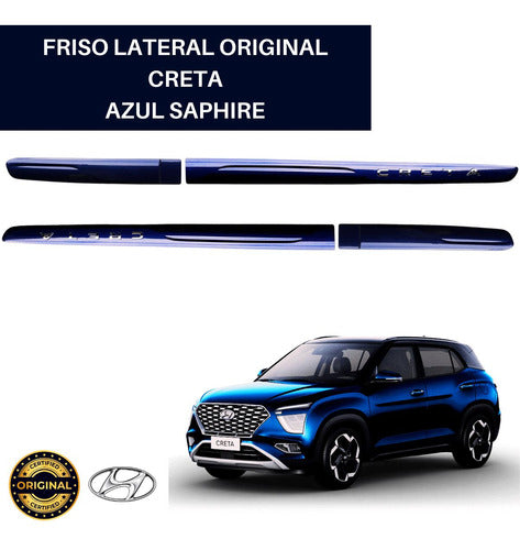 Kit Friso Lateral Azul Sapphire Original Creta 2016 À 2023 1