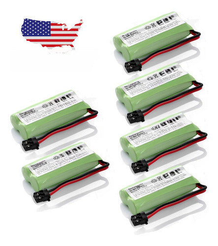 6 X 2.4v 900mah Hogar Teléfono Batería Para Uniden Bt-1008 B 0