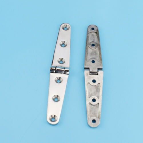 316 Stainless Steel 2pcs 6 Inch Marine Hinge Strap 6