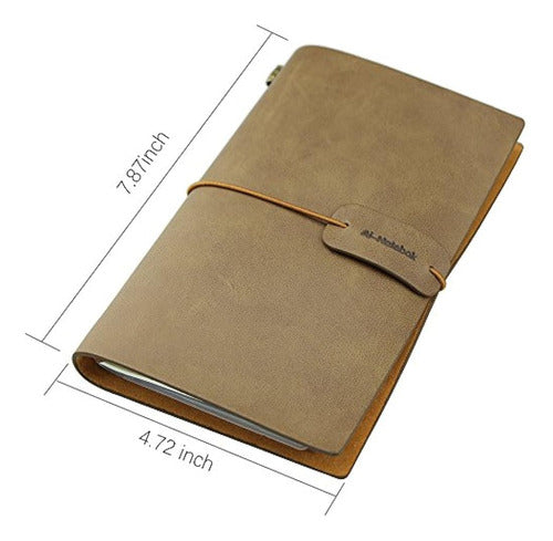 Ai-natebok Travel Diary Small Notebook 7 X 5 Vintage Retro 1