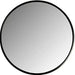 EspejarteDeco Round Circular Mirror 90 cm Black White Iron Frame 0