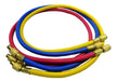 Set of 3 Gas Manifold Hoses for R134 and R22, 90 cm Each 0