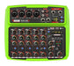 Novik Neo Consola Mixer Nvk-I08bt 8 Channels Bluetooth USB Green 0