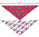 Boombone Christmas Dog Bandana Package of 2 - Triangular Scarf 1