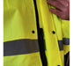 NUBUS Yellow Fluorescent Cold-Weather Reflective Work Jacket 3