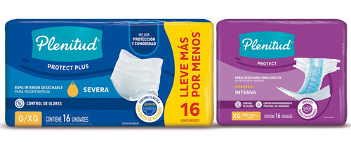 Plenitud Protect Plus + Protect Diaper Pack 1