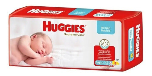 Pañales Huggies Supreme Mega Talle Rn     34 Uds. 0