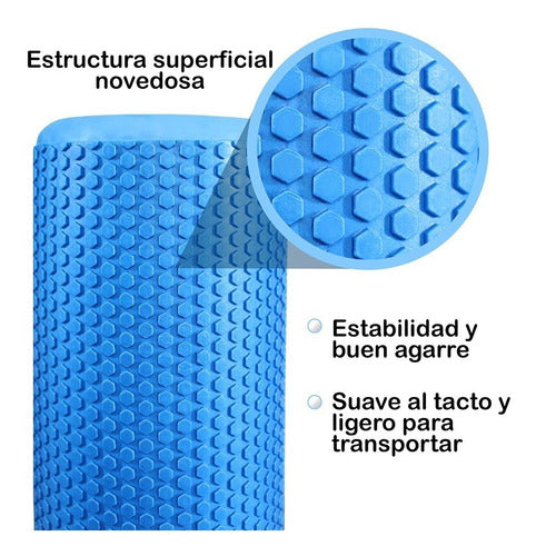 Rodillo Macizo De Goma Eva Para Yoga / Foam Roller - 90 Cm 4