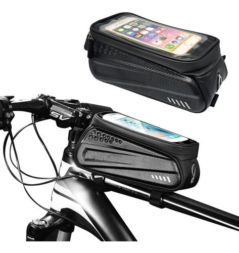 Atrix Protector Bolso Estuche Porta Celular Para Bicicleta Bici ® 0