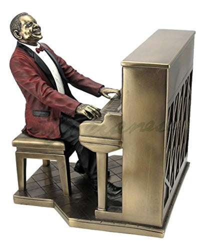 WU Pianista Pianista Estatua Escultura - Jazz Band Colección 0