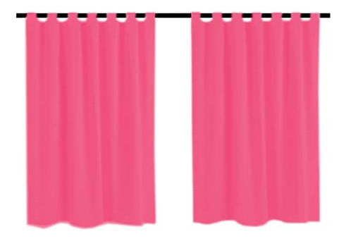 Kitchen Microfiber Short Curtain Set of 2 Panels 1.20x1.20m Each 51
