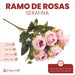 Serafina Rose Bouquet - Artificial Flowers Decoration 32