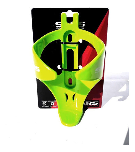 SARS High Impact Plastic Water Bottle Holder - Fluorescent Green 1