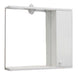 Amube Bathroom Cabinet with Light Melamine White 55 X 55 Cm 1 Body 2