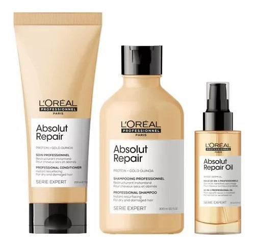 L'Oréal Professionnel Absolut Repair Shampoo + Conditioner + Oil 0